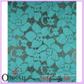 Nice and charming blackish green floral lace fabric